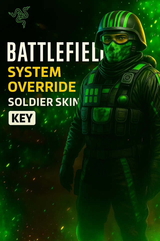 Battlefield 6 System Override Soldier Skin RAZER PROMO - ⚡REGION FREE KEY⚡