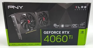 PNY GeForce RTX 4060 Ti XLR8 Gaming VERTO OC 8GB GDDR6 Graphics Card - Picture 1 of 7
