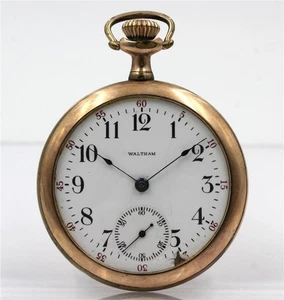 1903 Waltham 7J 610 Model 1899 16S Gold Filled Running Pocket Watch - Picture 1 of 6