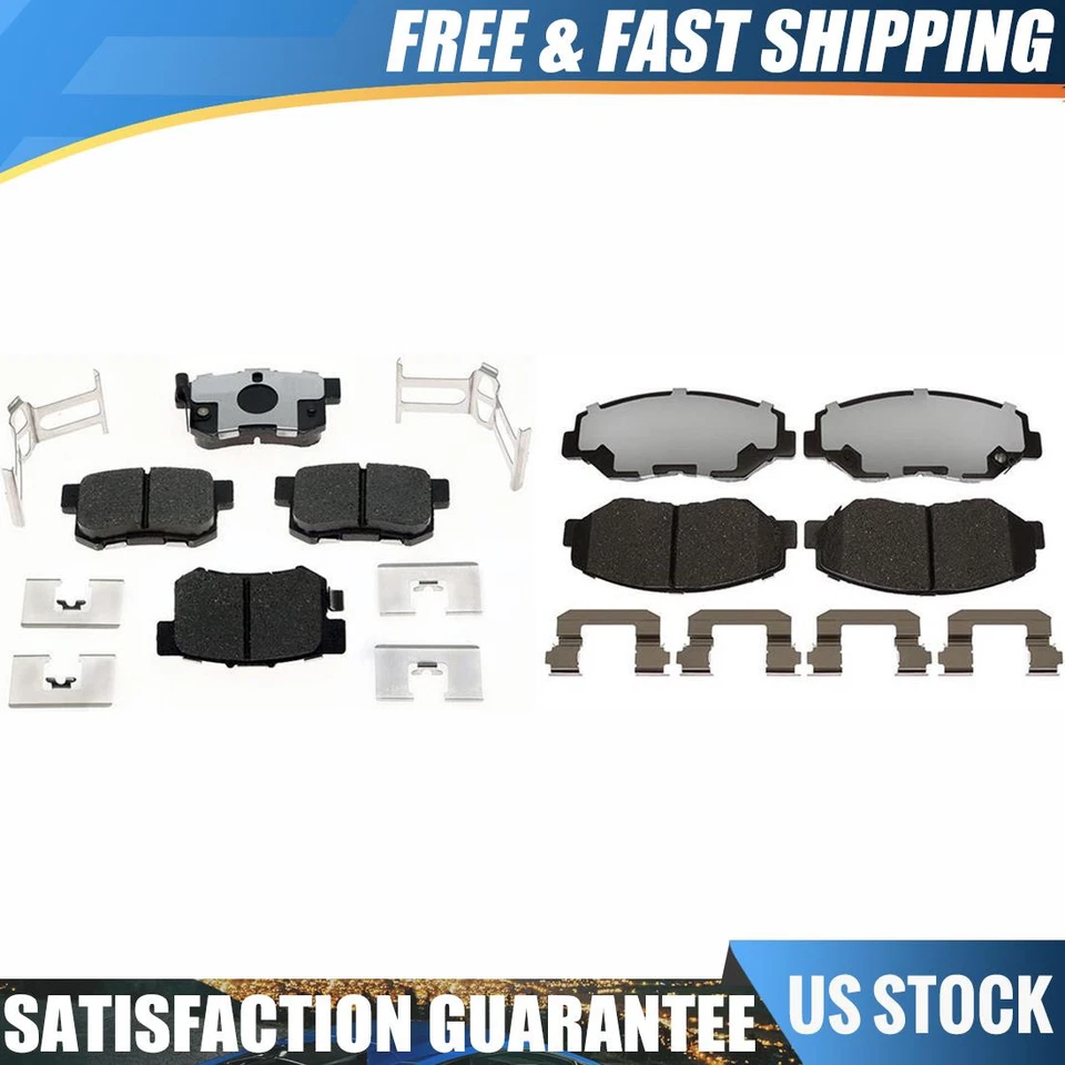 Комплект из 2 передних задних тормозных колодок для Honda CR-V 4WD 2,4 л 2002 2003 2004 - Изображение 1 из 4