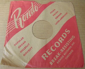 10" c1952 Rondo 78 sleeve, see the photos + the bold print description - Imagen 1 de 2