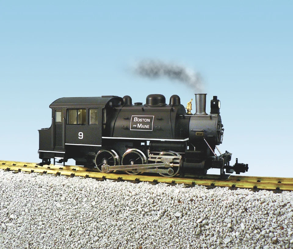 USA TRAINS R20059 BOSTON & MAINE #9 DOCKSIDE 0-6-0T LOCO CON HUMO Y SONIDO Foto 1 de 1