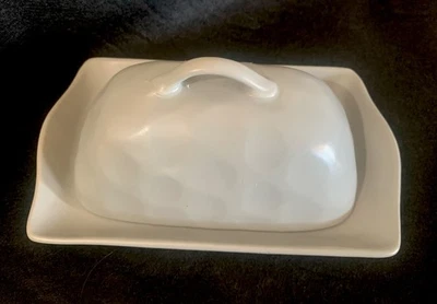 Plato de Mantequilla Isola Cucina con Tapa Cubierta Gris Cerámica Aspecto Martillado Foto 1 de 4