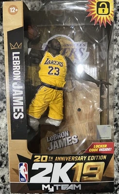 NBA LeBron James Lakers Baloncesto 2K19 McFarlane 7" Figura de Acción Figuras de Juguete Foto 1 de 4