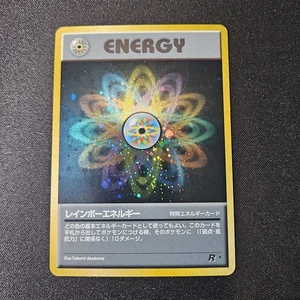 Rainbow Energy Pokemon Card Japanese Game Nintendo Rare Holo Team Rocket - Bild 1 von 2
