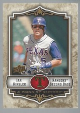 Ian Kinsler 2009 UD A Piece of History Gold 39/50 Card# 94