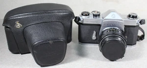 VTG Pentax Spotmatic SP 35MM SLR Camera with 50mm Super Takumar f1.4 Lens & Case - Picture 1 of 10