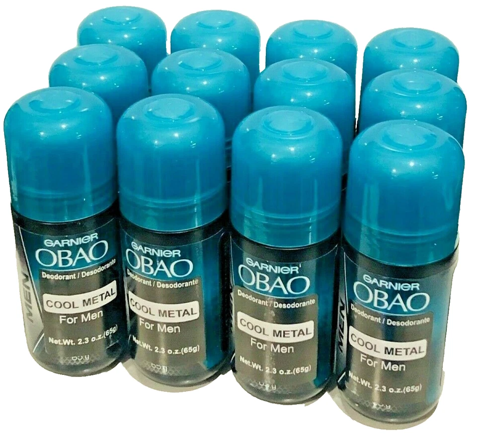 OBAO GARNIER DEODORANT -COOL METAL- 2.3 OZ 12 PIECES (FOR MEN) FREE SHIPPING - Image 1 of 1