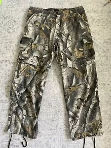 Realtree LEAF Camo Pants Convertible Sz 40 XL Liberty Brand Worn Faded - Picture 1 of 8
