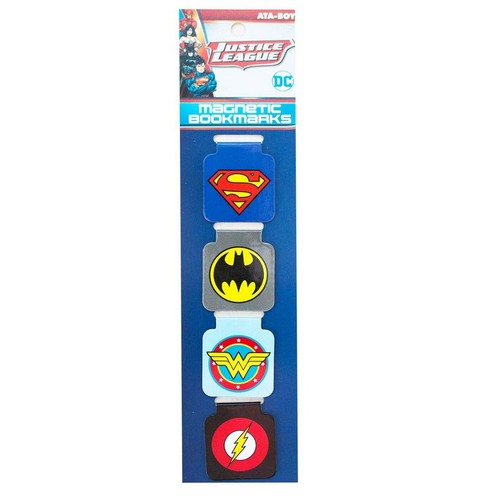 DC Logo's Magnetic Bookmark Set Blue | eBay