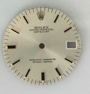 Rolex Datejust genuino tamaño mediano 31 mm esfera plateada (44) - Imagen 1 de 3