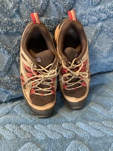 Patagonia Brown Laced Vibram Hiking Shoes Womens Size 8 - Picture 1 of 6