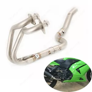 For Kawasaki Ninja 300 250 Z250 2013-2016 Exhaust System 51mm Header Link Pipe - Picture 1 of 9