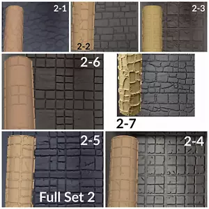 Cobblestone Texture Roller for clay art craft diorama STL Loot Factory (Set 2) - Picture 1 of 9
