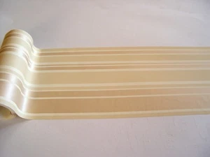 3x Alkor selbstklebende Bordüren je 5m x 15cm Stripe natural beige 62251 (3) - Bild 1 von 3