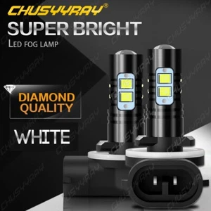 For 1991-1996 c4 Corvette 100W LED HID Fog Light Conversion Kit SUPER BRIGHT 2PC - Picture 1 of 12
