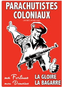 affiche poster parachutistes coloniaux vannes - Picture 1 of 1