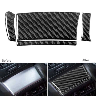 Cubierta interior del lado del conductor de fibra de carbono 4 piezas para Infiniti G37 sedán 2010-13 Foto 1 de 4