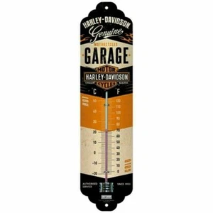 HARLEY DAVIDSON Garage Thermometer Metall Thermometer Blechschild Blech Biker - Bild 1 von 2