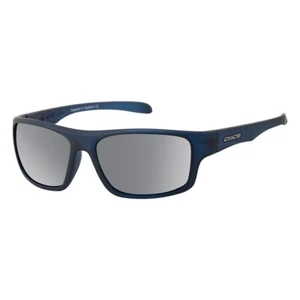 DIRTY DOG SONIC 53667 POLARISED SUNGLASSES SATIN BLUE / GREY SILVER MIRROR S-L - Picture 1 of 4