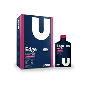 UCAN Edge Energy Gel Shots, Strawberry Banana (12, 2 Ounce Packets) for Runni... - Picture 1 of 7
