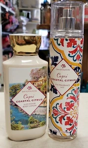 X 2 Bath & Body Works CAPRI COASTAL CITRUS Body Spray & Body Lotion - Picture 1 of 2