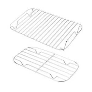 Estante de alambre de acero inoxidable para hornear y enfriar rollo de gelatina hoja de galletas sartén de horno - Imagen 1 de 14
