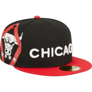 🏀 CHICAGO BULLS NEW ERA 59FIFTY - 7 1/2 FITTED HAT CAP 🏀 - Picture 1 of 7
