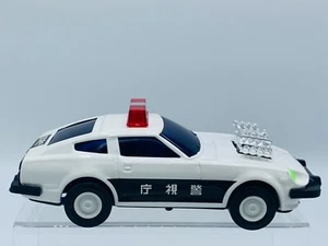 Polizei Sportwagen Friktion Kunststoff Japan (Motor bewegt) Einzelstück! - Bild 1 von 6