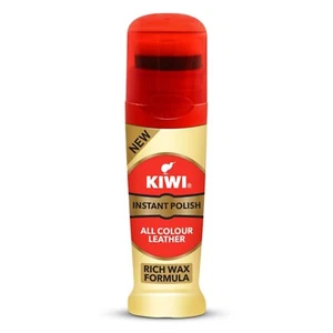 KIWI Instant Liquid Glossy Finish Shoe Polish 75Ml Neutral Shine For All Leather - Picture 1 of 7