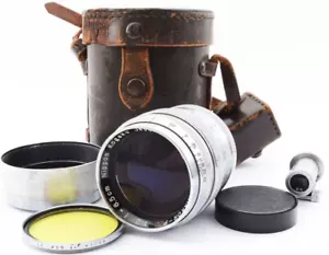 Nikon Nikkor-P.C 8.5cm 85mm f/2 Lens Leica LTM L39 w/ Finder From Japan #2421L - Picture 1 of 12