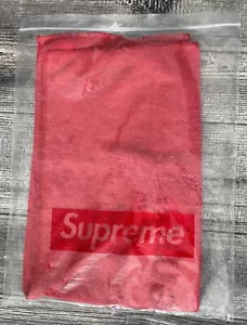 Supreme Hand Towel Red Logo 12” X 28” - Picture 1 of 4