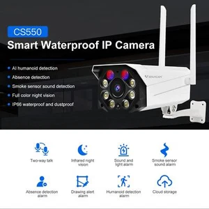 3MP PTZ Outdoor Audio Record Night Vision AI Human Detection Camera Wi-Fi Camera - Picture 1 of 12