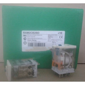 Nuevos relés miniatura Schneider RXM2CB2BD de 10 piezas 24 VDC en caja entrega rápida - Imagen 1 de 1