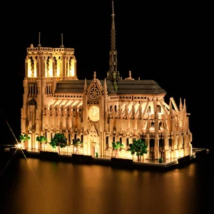 LocoLee LED Lichtset für Lego 21061 Notre-Dame de Paris Beleuchtung - Bild 1 von 16