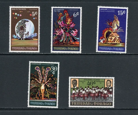 K767  Trinidad & Tobago  1970  Carnival   5v.   MNH Cover