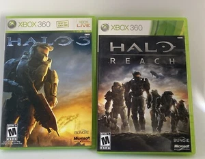 Lot Of Halo Games For XBox 360 (Halo Reach, Halo 3), With Manuals - Picture 1 of 11