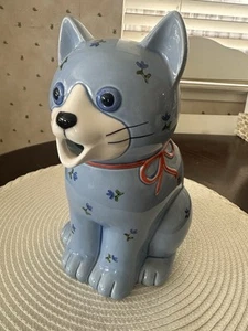 Otagiri Japan Keramik blaue Katze Krug handbemalt EUC Vintage - Bild 1 von 14