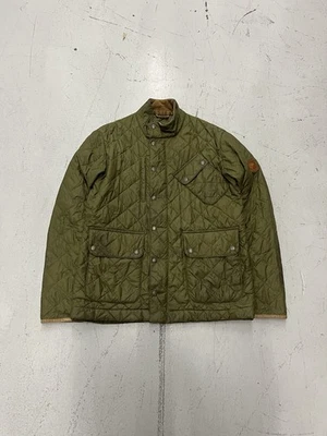 Penfield Colwood Quilted Jacket MEDIUM Olive Green Military Puffer Coat Zip Up - Image 1 of 4