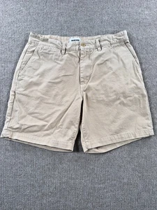 Taylor Stitch Foundation Shorts Mens 32 Chino Golf Organic Cotton Khaki 8" - Picture 1 of 8