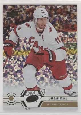 2019-20 Upper Deck Speckled Rainbow Foil Jordan Staal #308 - Image 1 of 2