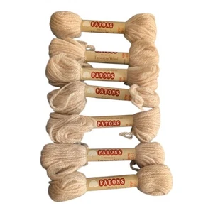 Paton Beehive Tapestry Wool Ivory Beige 2644 x 7 15 Yd Each Needlepoint  - Picture 1 of 2