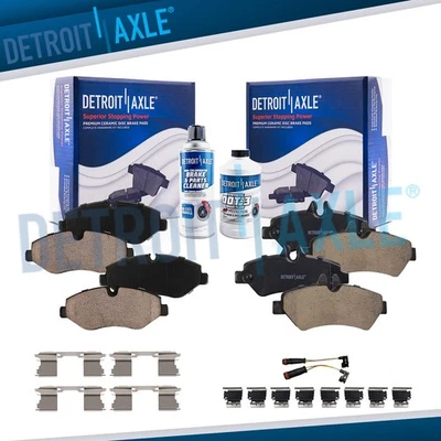Front Rear Ceramic Brake Pads for Dodge Freightliner Mercedes-Benz Sprinter 2500 - Image 1 of 4