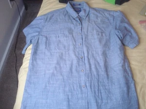 Vintage Pendelton Berkeley Chambray Kurzarm Hemd, Gr. L, schöne Form! - Bild 1 von 3