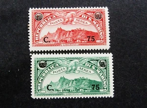 nystamps Italy San Marino Stamp # C17//C18 Mint OG NH L25x918 - Picture 1 of 2