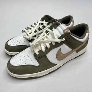 Men’s Size 11.5 Nike Dunk Low Retro Premium Medium Olive Hemp White FQ8250-200 - Picture 1 of 9