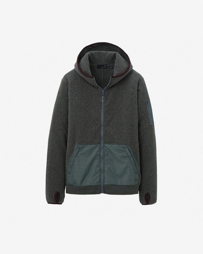 Undercover x UU uniqlo giacca in pile con cappuccio taglia L