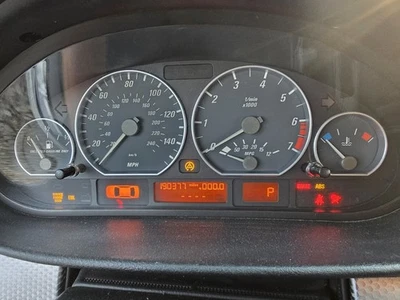 OEM 99-06 BMW E46 325 325Ci 330 330Ci instrumento medidor panel velocímetro 190k Foto 1 de 4