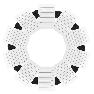  15 juegos bandejas de paleta de injerto de pestañas soporte de extensión tablero de almacenamiento Foto 1 de 4