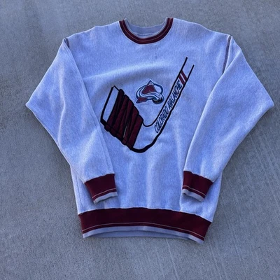 Винтажная хоккейная футболка Colorado Avalanche размер XL США с круглым вырезом - Изображение 1 из 4
